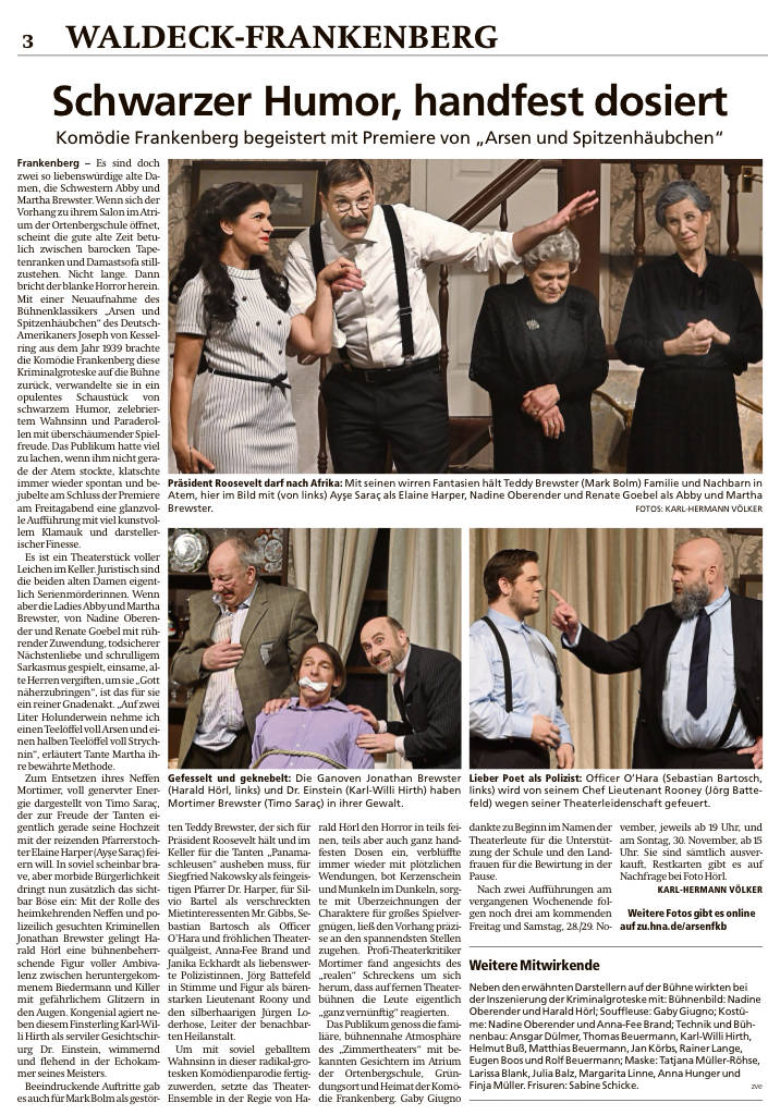 Artikel aus der HNA vom 24.11.2025